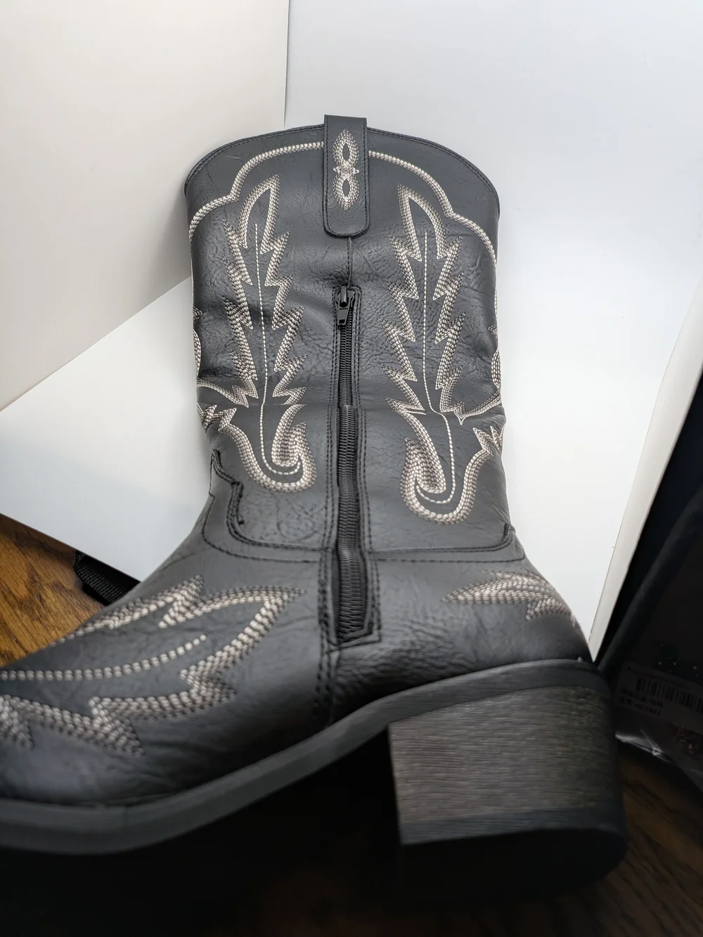 REDTOP The Rosemary  Embroidered Tall Western Cowgirl Boots with Side Zipper